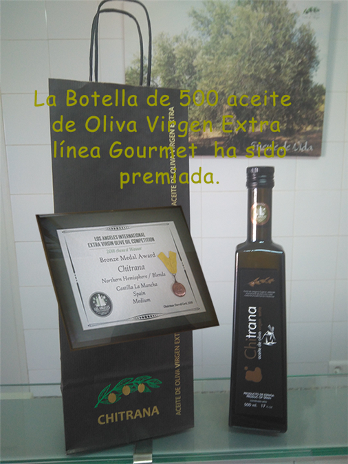 Medalla de bronce Botella de 500 Premio